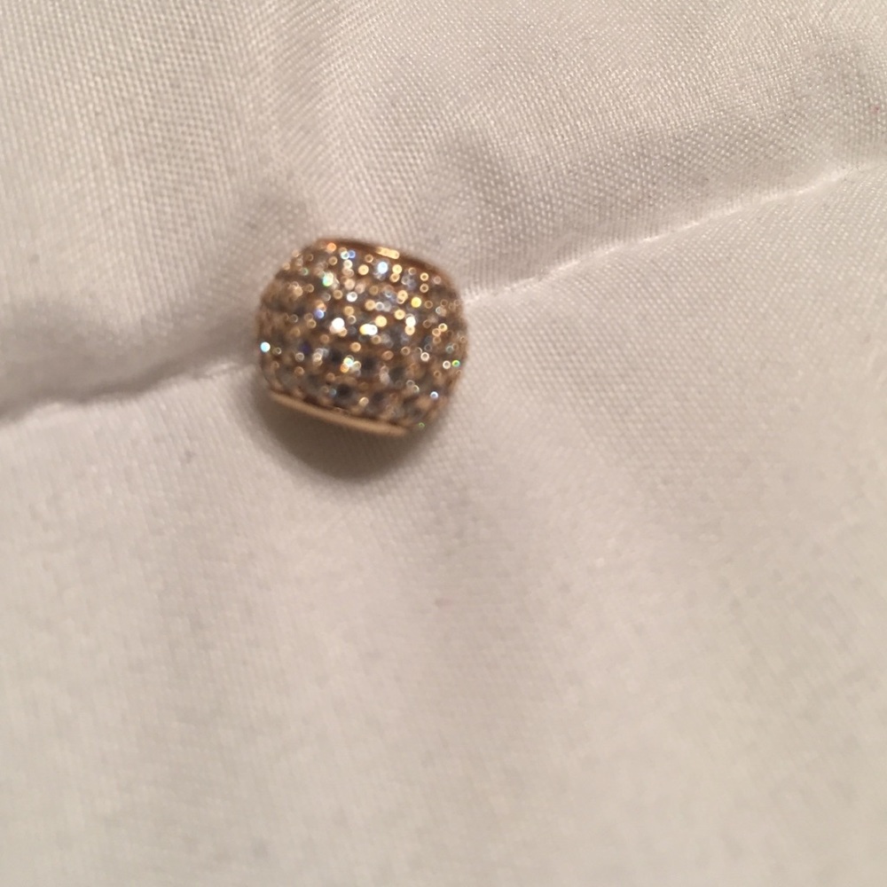 Pandora Gold Pavé Sparkle Bead